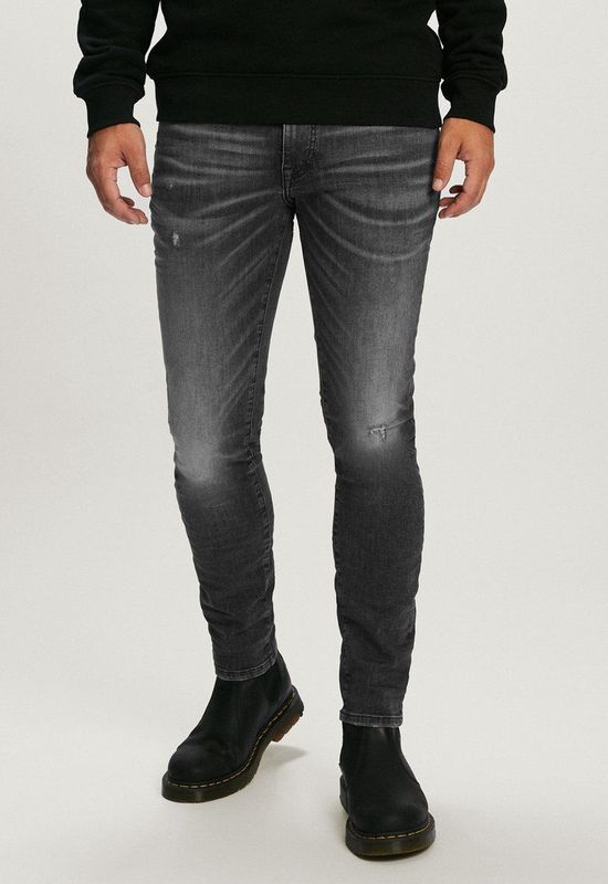 Silvercreek - Drill - Jeans - Used Black - Super Slim Fit