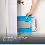 Salon Step Deluxe, verstelbare pedicure voetensteun – incl lamp, vergrootglas en ventilator