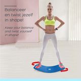 Orange Gym, Core fit & Twist Balance Board – Balanstrainer - Twisttrainer - Balans bord - Blauw