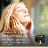 Orange Care Snake Venom Anti-rimpel Cream Gezichtscrème met slangengif - Dag en nachtcreme voor mannen en vrouwen - Slangencreme