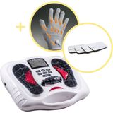 BioEnergiser - Circulation Maxx - Voetmassage Bloedcirculatie Apparaat - Incl. 8 zelfklevende Pads en 2 handschoenen