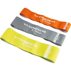 Wonder Core, Power Loop Bands Weerstandsbanden 3-delige set, Licht, Medium, Zwaar
