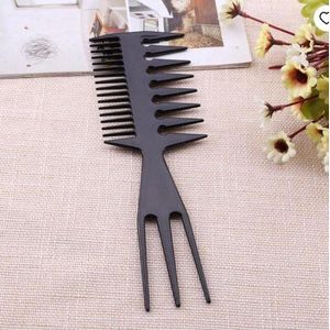 3 way haarkam - Haarstijlen - Kam - Voor ieder haar - 3 in 1 kam - Zwart