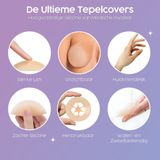 Inodes - Nipple Covers - Huidskleur - Siliconen Tepelplakkers - Herbruikbaar