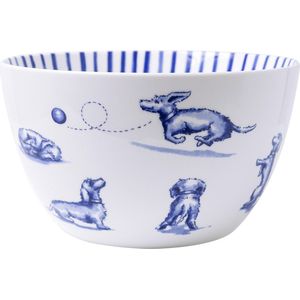 Soepkom Teckel Nhaan - Heinen Delfts Blauw - Porselein - 700 ml