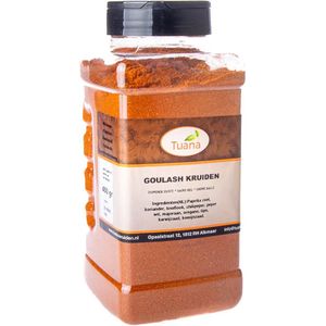 Tuana Kruiden - Goulash Kruiden - Strooibus 400 Gram - Kruiden Zonder Zout - GP0083