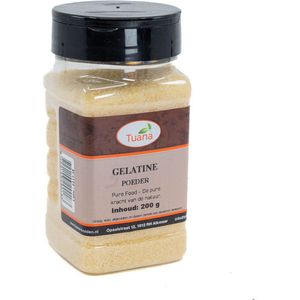 Tuana Kruiden - Gelatine Pure Poeder 200 gram Halal - TUSF50317