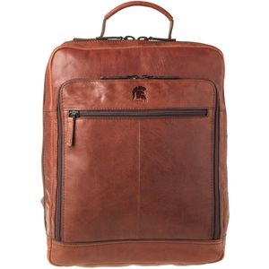 Pylos59 laptoprugzak -  14 inch - Brenton - cognac