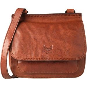 Rise of Rosa  Crossbodytas / Schoudertas Dames -  Leer - Brenton - cognac