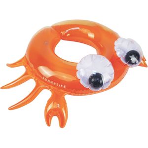 Sunnylife Zwemband Sonny the Sea Creature Neon Orange - 78 x 50 x 20 cm - Opblaasbaar - Zwemring