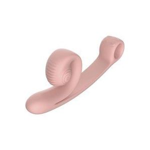 Snail Vibe Curve Duo Vibrator - Peachy Pink