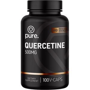Pure. Quercetine - 500mg - 100 V-Caps - flavonoïde - antioxidant - vegan capsules