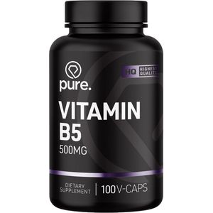 PURE - Vitamine B5 - 500mg - 100 Capsules