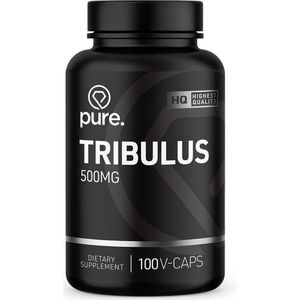 Pure. Tribulus - 100 V-Caps - 500mg Tribulus Terrestris - kruidenextract - vegan capsules