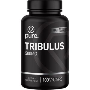 Pure. Tribulus - 100 V-Caps - 500mg Tribulus Terrestris - kruidenextract - vegan capsules