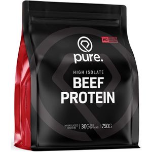 Pure. Beef Protein - Chocolade - 750gr - eiwitpoeder - glutenvrij en lactosevrij