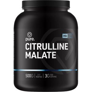 Pure. Citrulline Malate - 500gr - aminozuren - 2:1 verhouding - citrulline malaat - poeder - 166 porties