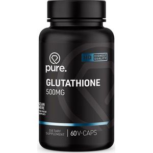 Pure. Glutathione - 500mg - 60 vegan caps - aminozuren