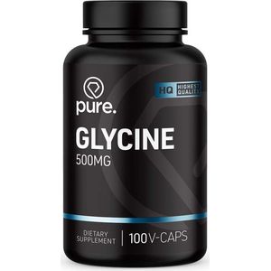 Pure. Glycine - 500mg - 100 vegan caps - aminozuren