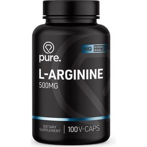 PURE L-Arginine - 500mg - 100 vegan caps - aminozuren