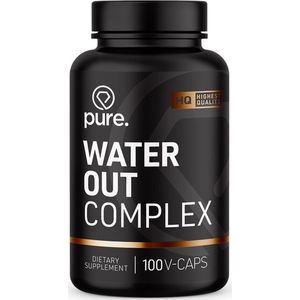 PURE Water Out Complex - 100 vegan capsules - Vitamine B6 - Kalium - Vochtafdrijver