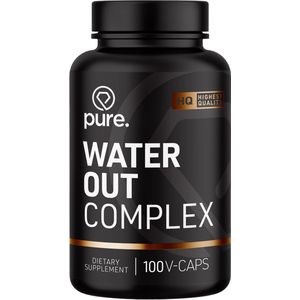 Pure. Water Out Complex - 100 vegan capsules - Vitamine B6 - Kalium - Vochtafdrijver
