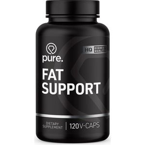 Pure. Fat Support - 120 vegan capsules - Fatburner - vetverbander - vitamine B6, B12 - groene thee extract - chroom