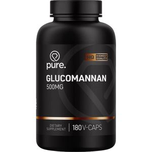 Pure. Glucomannan - Fatburner - 180 vegan capsules