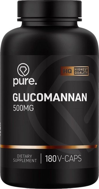 Pure. Glucomannan - Fatburner - 180 vegan capsules