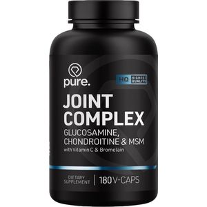 Pure. Joint Complex - 180 vegan capsules - Glucosamine - MSM - Chrondroitine