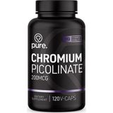 Pure - Chromium Picolinate - Voedingssupplement - 200mcg - 120 V-Caps