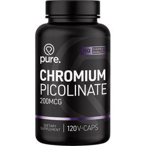 Pure - Chromium Picolinate - Voedingssupplement - 200mcg - 120 V-Caps