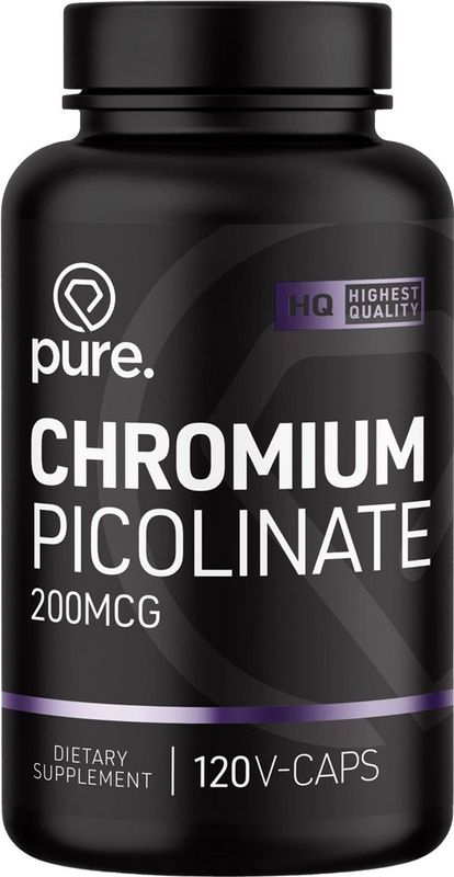 Pure - Chromium Picolinate - Voedingssupplement - 200mcg - 120 V-Caps