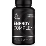Pure. Energy Complex Caps - 120 Vegan capsules - 150 mg cafeïne - vitamine C