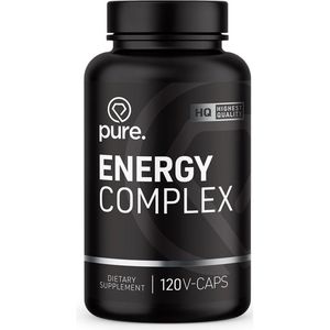 Pure. Energy Complex Caps - 120 Vegan capsules - 150 mg cafeïne - vitamine C
