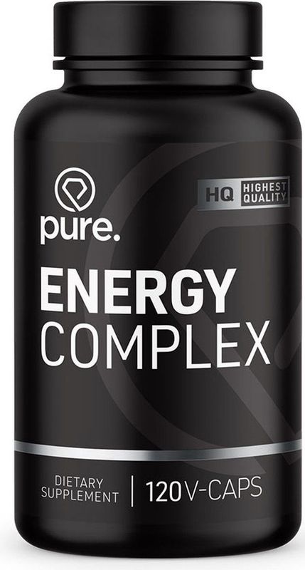 Pure. Energy Complex Caps - 120 Vegan capsules - 150 mg cafeïne - vitamine C
