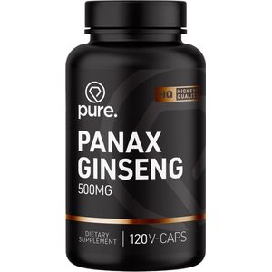 Pure - Panax Ginseng - Supplement - 120 Capsules