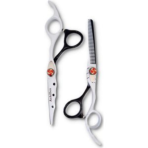 Achilles® Professionele Kappersschaar Set 6 Inch – Knipschaar & Uitdunschaar - Coupeschaar