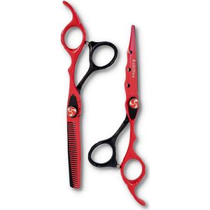 Achilles® Professionele Kappersschaar Set 6 Inch – Knipschaar - Effileerschaar - Coupeschaar