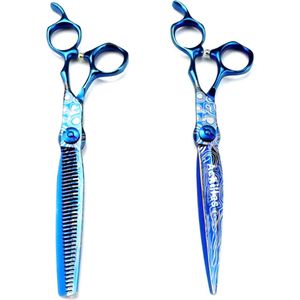 Achilles® Army Schaar Set 7 Inch - Hoog Kwaliteit Japanse Staal - Kappersschaar set