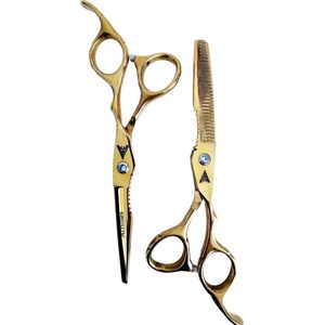 Achilles® Gold Kappersschaar Set - Complete Kappersset - Hair Scissors - Coupeschaar - Haarschaar