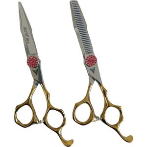 Achilles® Professionele Kappersschaar - Kappersset - Rechtshandig - Kapper Schaar - Kappers