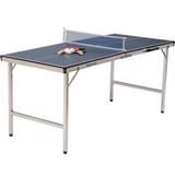 Pegasi Mini Tafeltennistafel - Blauw - Pingpongtafel Opklapbaar