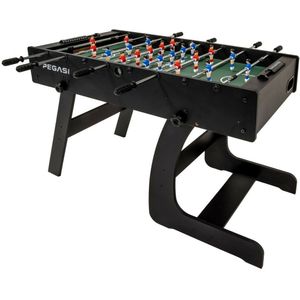 Pegasi Voetbaltafel Foldy Inklapbaar - Zwart - Kickertafel - Voetbaltafel