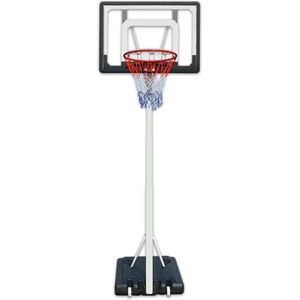 Pegasi Basketbalpaal voor buiten en binnen - Verstelbaar 210-260cm - Verrijdbaar - Basketbalpaal kinderen