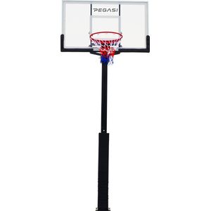 Pegasi Basketbalpaal Inground - Basketbalring - Outdoor - Incl. Sleeve/ Paalbeschermer - 245 tot 305cm