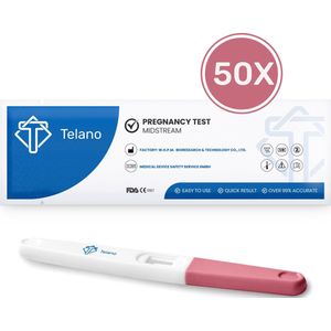 Telano Zwangerschapstest Midstream Extra Vroeg 50 stuks - Extra Gevoelig