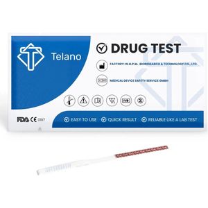 Telano Drugstest 15 stuks Cannabis THC (Wiet Marihuana) Drugtesten Urine Strips