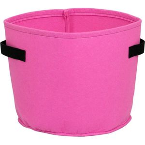 Furniteam Vilten Bloempot - Voor Binnen en Buiten - 20 Liter Inhoud - Kleur: Roze