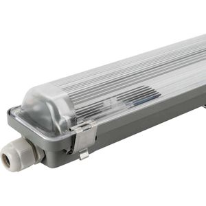 Ledvion LED Armatuur 150CM, RVS Clips, IP65, Incl. LED Buis & RVS Armatuur,+ 75.000 uur, Stof- en Explosievrij